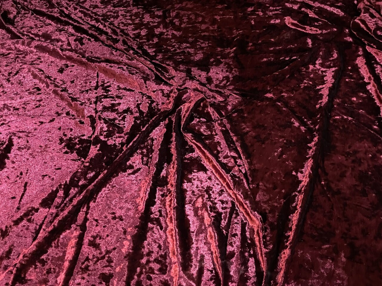 1 Yard Crushed Velvet Velour Stretchy Fabric Soft Plush Stretch 58"-60" Inch Width